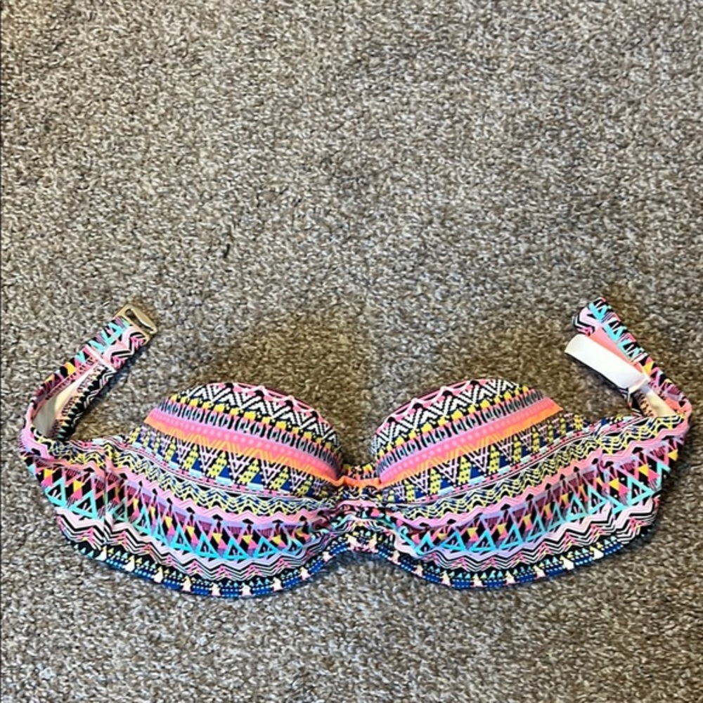 Victoria's‎ Secret Multicolor Patterned Bikini Top